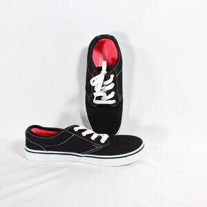 Classic Black & White Canvas Tennis Shoes Womens Size 8